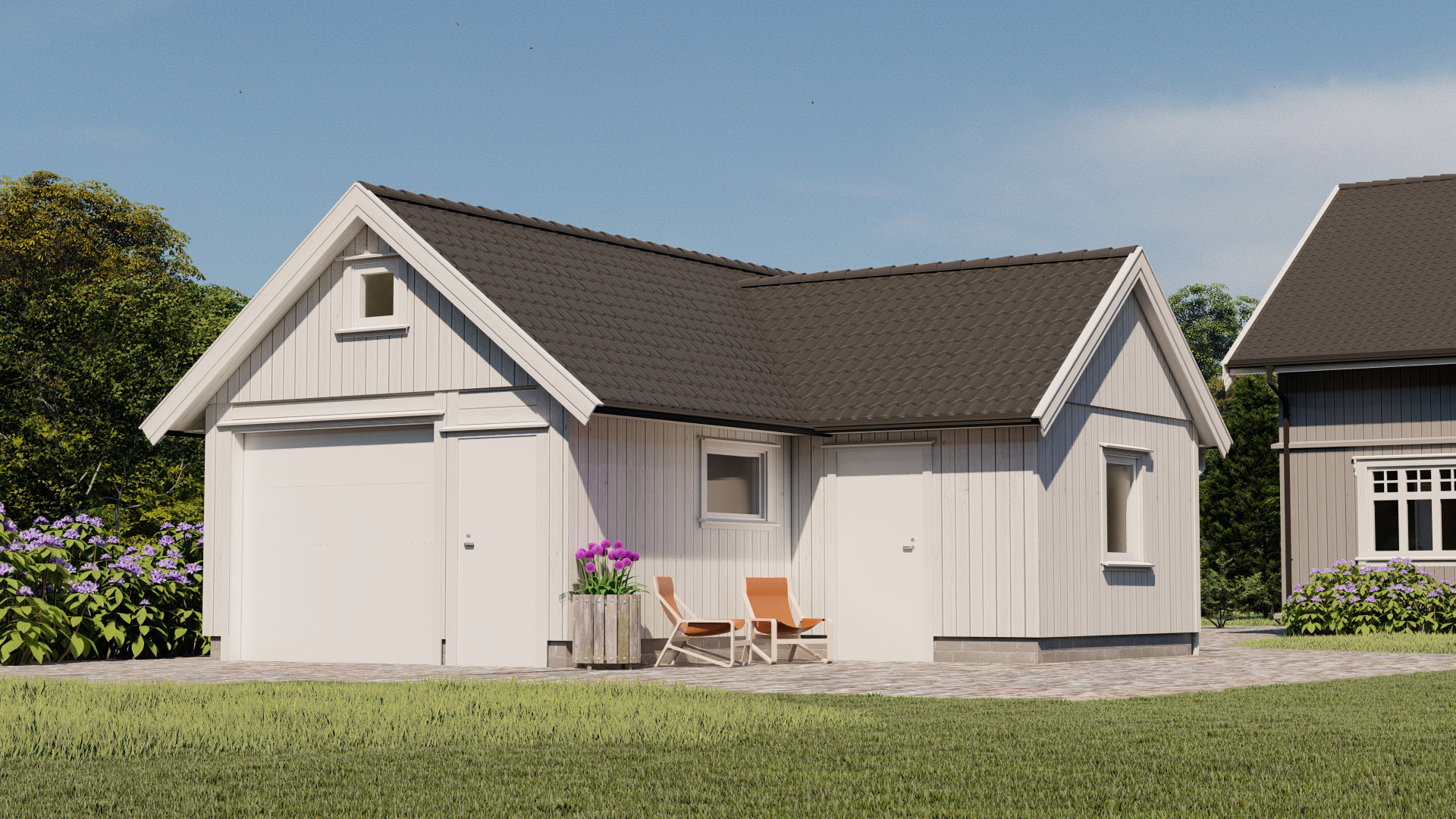 Hushovd Garasje Med Loft Igland Garasjen